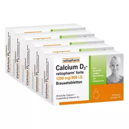 CALCIUM D3-ratiopharm forte šumeće tablete, 100 kom