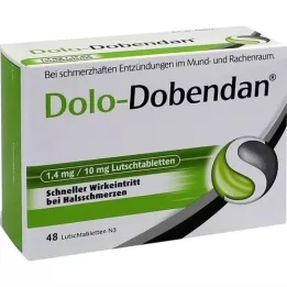 DOLO-DOBENDAN 1,4 mg/10 mg lizalica, 48 sati
