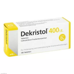 DEKRISTOL 400 IU tablete, 100 kom