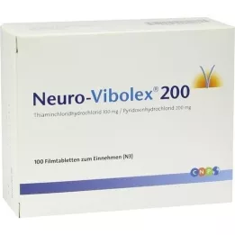 NEURO VIBOLEX 200 tablete s prekrivenim filmom, 100 ST