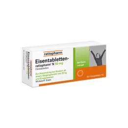 EISENTABLETTEN-ratiopharm N 50 mg filmom obložene tablete, 50 kom