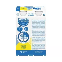 FRESUBIN 2 kcal vlakna DRINK boca za piće od limuna, 24x200 ml