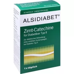 ALSIDIABET Zimt Catechine F.diab.type II Kapseln, 60 pcs