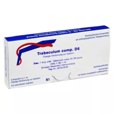 TRABECULUM komp.D 6 ampula, 8 kom