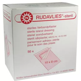 RUDAVLIES-STERIL BANDAGE BOLEment 8x10 cm, 50 sati