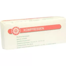 MULLKOMPRESSEN 5x5 cm Unstertil 8, 100 ST