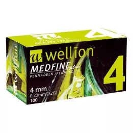 WELLION MEDFINE plus pen igle 4 mm, 100 kom