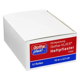 Gothaplast ljepljivi flaster flis 2,5 cm x 10 m, 12 kom