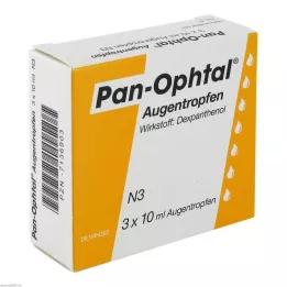 PAN OPHTAL Kapi za oči, 3X10 ml