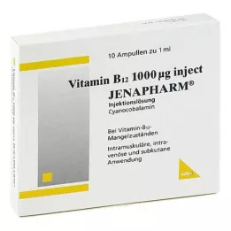 VITAMIN B12 1.000 μg Inject Jenapharm ampule, 10X1 ml