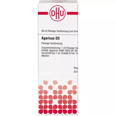 AGARICUS D 5 razrjeđenje, 20 ml