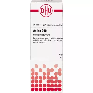 ARNICA D 60 razrjeđenje, 20 ml ARNICA D 60 razrjeđenje, 20 ml