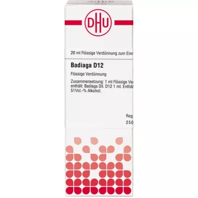 BADIAGA D12 razrjeđenje, 20 ml
