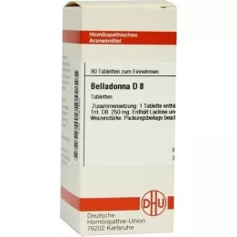 BELLADONNA D 8 tablete, 80 ST