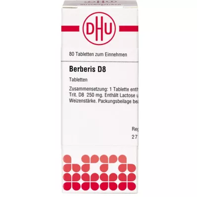 BERBERIS D 8 tableta, 80 kom BERBERIS D 8 tableta, 80 kom