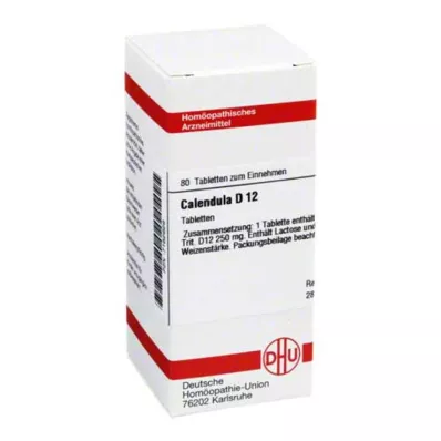 CALENDULA D 12 tablete, 80 ST CALENDULA D 12 tablete, 80 ST