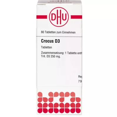 CROCUS D 3 tablete, 80 ST