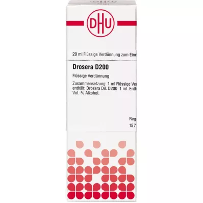 DROSERA D 200 razrjeđenje, 20 ml DROSERA D 200 razrjeđenje, 20 ml