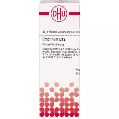ERGOTINUM D 12 Razrjeđenje, 20 ml ERGOTINUM D 12 Razrjeđenje, 20 ml