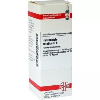 HYDROCOTYLE asiatica D 6 razrjeđenje, 20 ml HYDROCOTYLE asiatica D 6 razrjeđenje, 20 ml