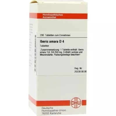 IBERIS AMARA D 4 tablete, 200 ST IBERIS AMARA D 4 tablete, 200 ST