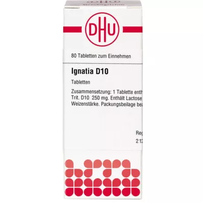 IGNATIA D 10 tableta, 80 kom