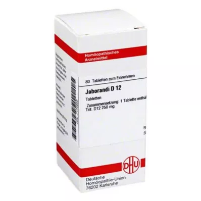 JABORANDI D 12 tableta, 80 kom