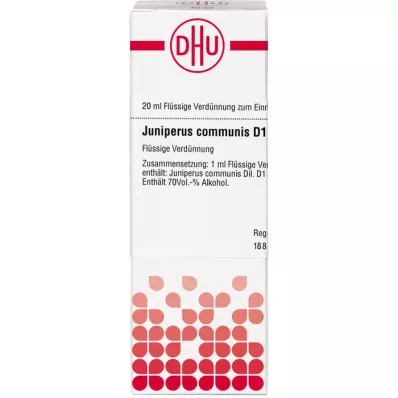JUNIPERUS COMMUNIS D 1 razrjeđenje, 20 ml