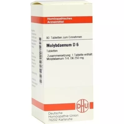 MOLYBDAENUM D 6 tableta, 80 kom MOLYBDAENUM D 6 tableta, 80 kom