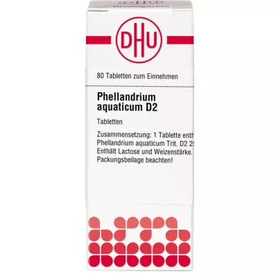 PHELLANDRIUM AQUATICUM D 2 tablete, 80 kom