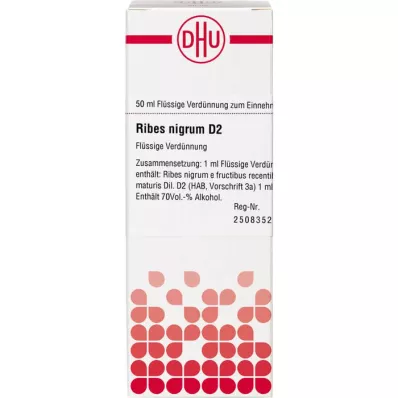 RIBES NIGRUM D 2 Razrjeđenje, 50 ml RIBES NIGRUM D 2 Razrjeđenje, 50 ml