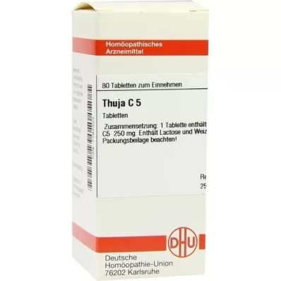 THUJA C 5 tableta, 80 kom THUJA C 5 tableta, 80 kom