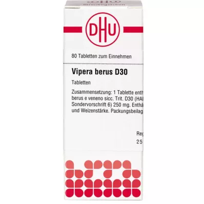 VIPERA BERUS D 30 tableta, 80 kom VIPERA BERUS D 30 tableta, 80 kom