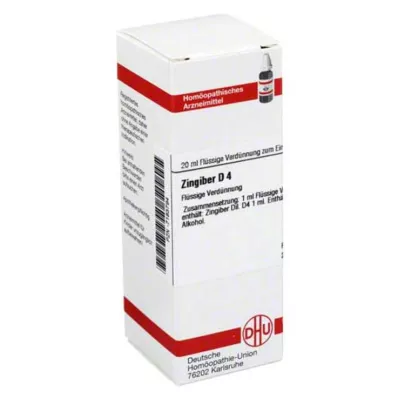 ZINGIBER D 4 Razrjeđenje, 20 ml