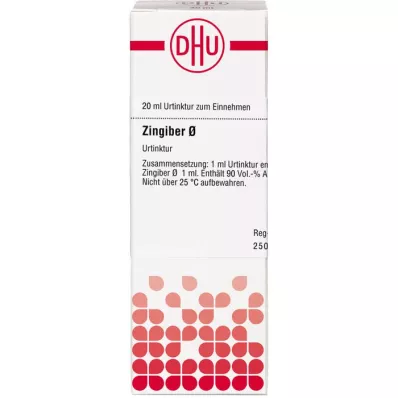 ZINGIBER Matična tinktura, 20 ml