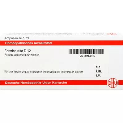 FORMICA RUFA D 12 ampula, 50 ml FORMICA RUFA D 12 ampula, 50 ml