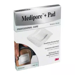 MEDIPORE+podloga 3M 10x10cm 3566NP gips, 5 kom