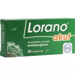 LORANO Akutne tablete, 20 sati