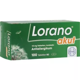 LORANO Akutne tablete, 100 ST