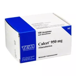 CALCET 950 mg tablete prekrivenih filmom, 100 ST