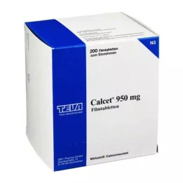 CALCET 950 mg tablete prekrivenih filmom, 200 ST