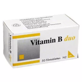 VITAMIN B DUO tablete s prekrivenim filmom, 50 ST