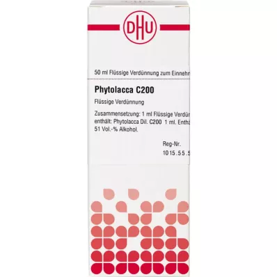 PHYTOLACCA C 200 razrjeđenje, 50 ml