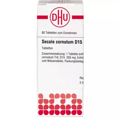 SECALE CORNUTUM D 15 tableta, 80 kom