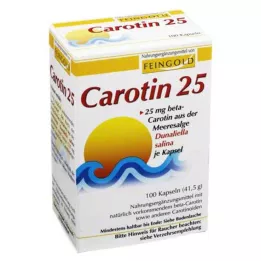 CAROTIN 25 finih zlatnih kapsula, 100 kom