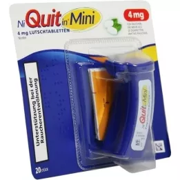 NiQuitin Mini 4 mg lollipops, 20 pcs