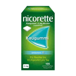 NICORETTE Žvakaća guma 2 mg whitemint, 105 kom