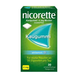 NICORETTE Žvakaća guma 4 mg whitemint, 30 kom