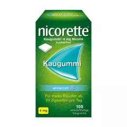 NICORETTE Žvakaća guma 4 mg whitemint, 105 kom