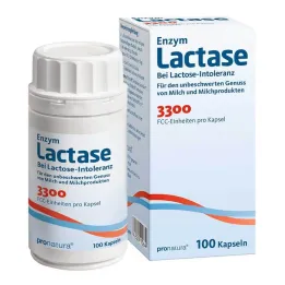 Laktaza 3300 FCC 200 mg kaps, 100 kom